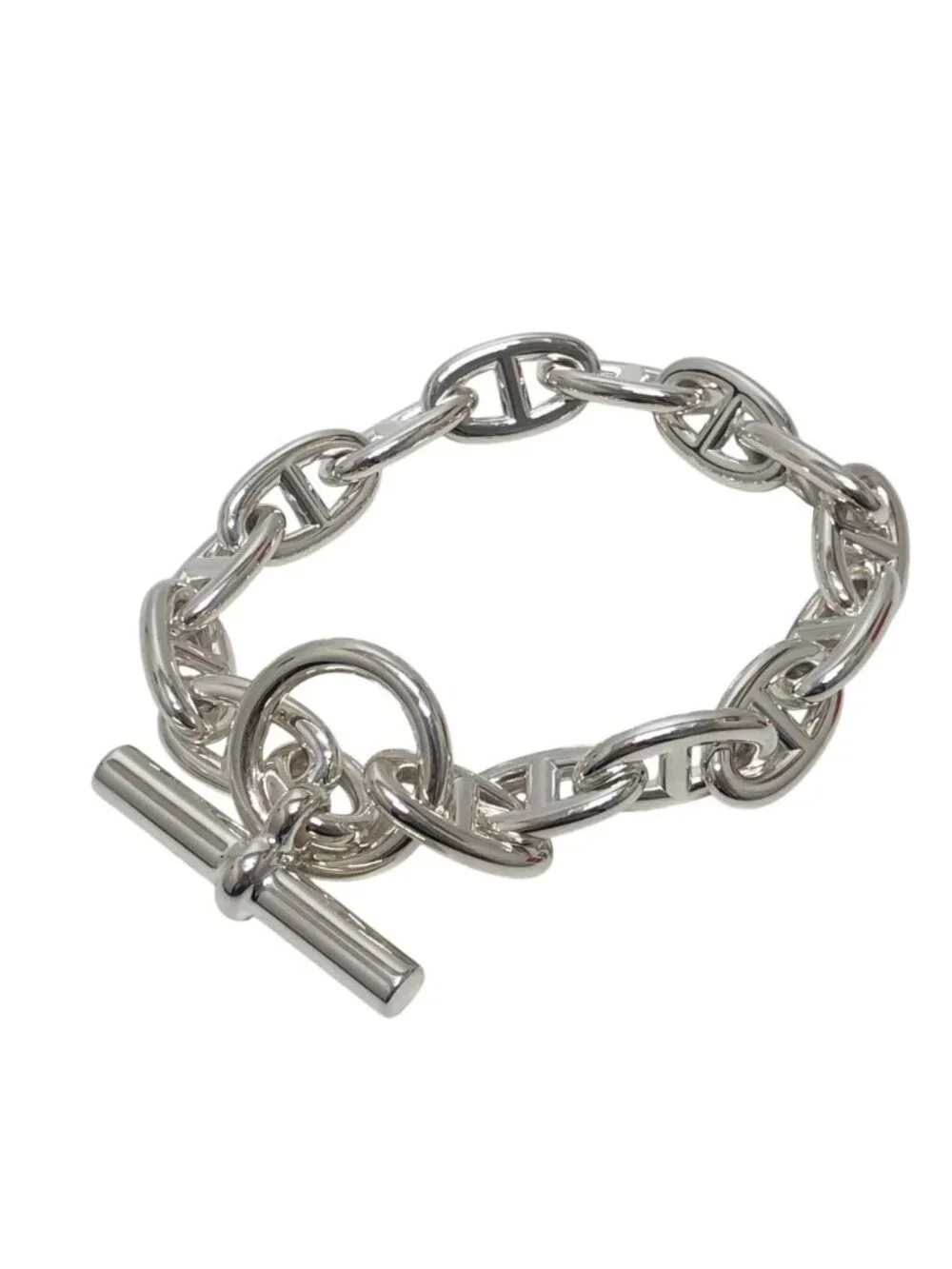 Hermes Bracelet Chaine D'ancre GM Silver